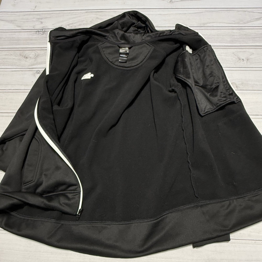 The North Face Canyonlands Hoodie Men XL Black Full Zip Fleece Jacket Outdoor
